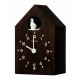 Horloge coucou en bois foncé Seiko QXH070BN